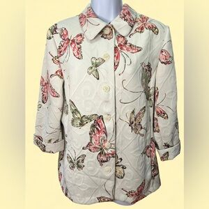 Vintage Y2K Alfred dunner butterfly jacket/blazer